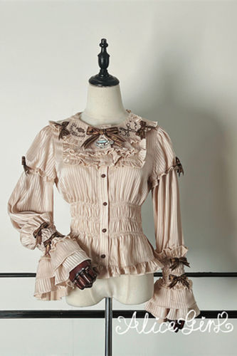 Alice Girl Chocolate Bear Sweet lolita Blouse