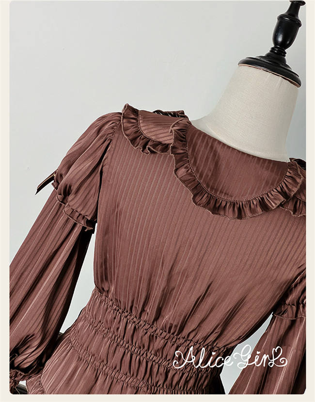 Alice Girl Chocolate Bear Sweet lolita Blouse