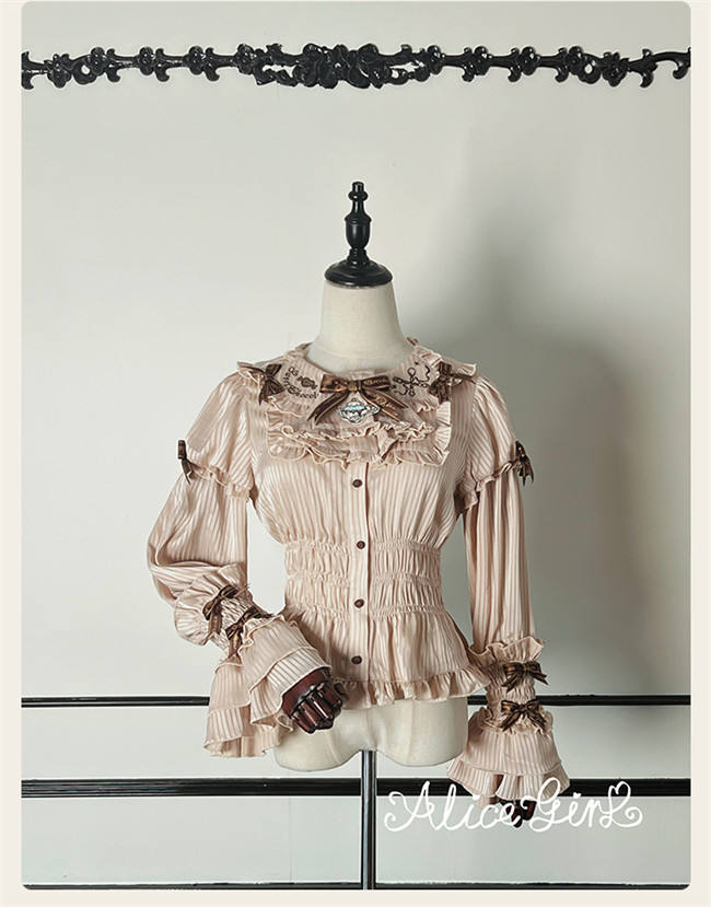 Alice Girl Chocolate Bear Sweet lolita Blouse