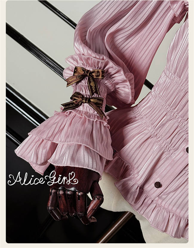 Alice Girl Chocolate Bear Sweet lolita Blouse
