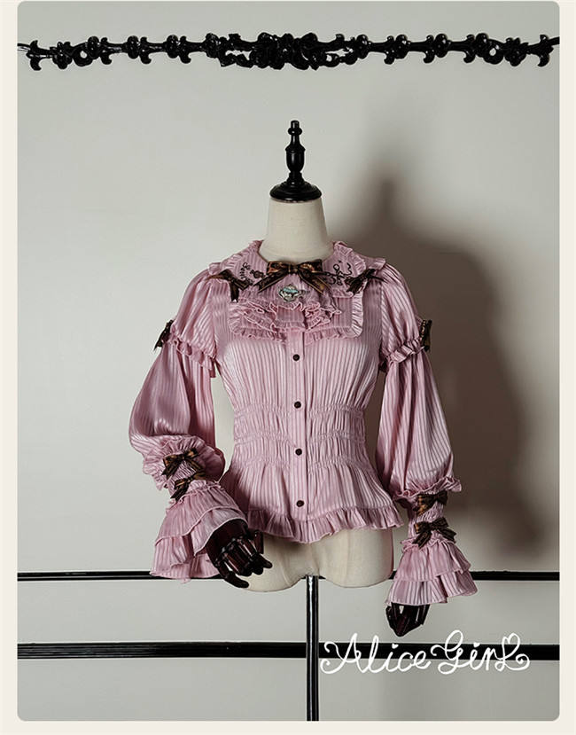 Alice Girl Chocolate Bear Sweet lolita Blouse