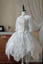 Lemon Honey Dark Gothic Kuro Lolita Dress and Coat