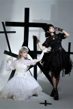 Lemon Honey Dark Gothic Kuro Lolita Dress and Coat