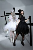 Lemon Honey Dark Gothic Kuro Lolita Dress and Coat