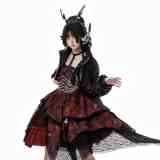 Bloody Strawberry Dark Gothic Lolita Dress and Coat