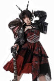 Bloody Strawberry Dark Gothic Lolita Dress and Coat