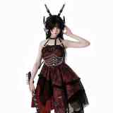 Bloody Strawberry Dark Gothic Lolita Dress and Coat