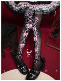 Yidhra Witch Cross Print Lolita Tights