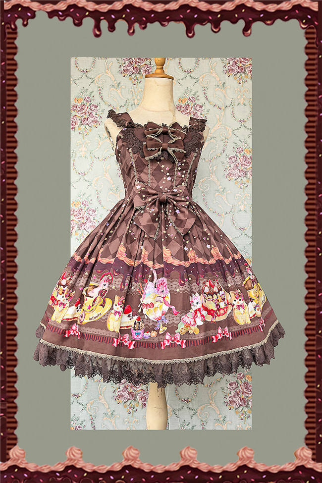 Infanta ~Cream Kitten~ Sweet Lolita JSK and Headbow