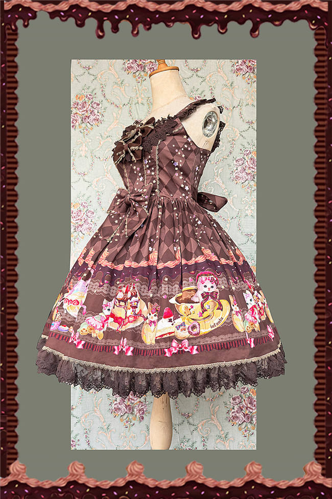 Infanta ~Cream Kitten~ Sweet Lolita JSK and Headbow