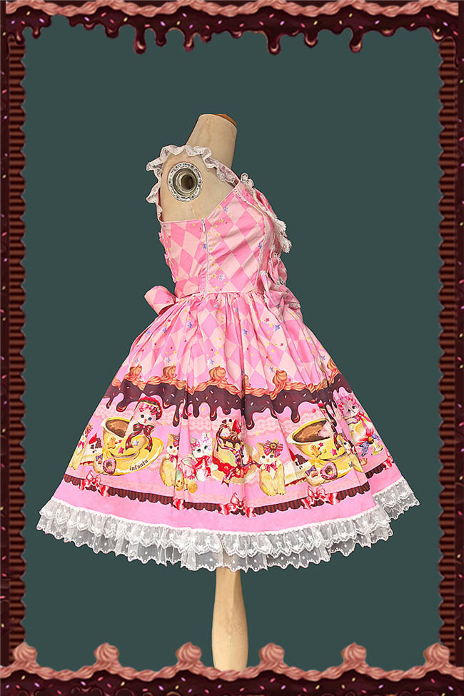 Infanta ~Cream Kitten~ Sweet Lolita JSK and Headbow