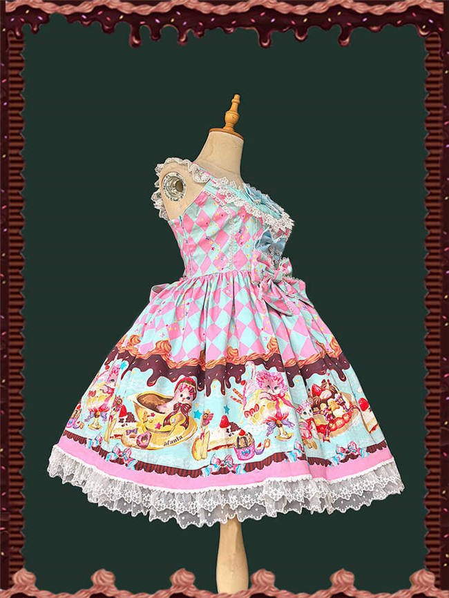 Infanta ~Cream Kitten~ Sweet Lolita JSK and Headbow