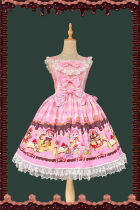 Infanta Cream Kitten Sweet Lolita Dress and Headbow