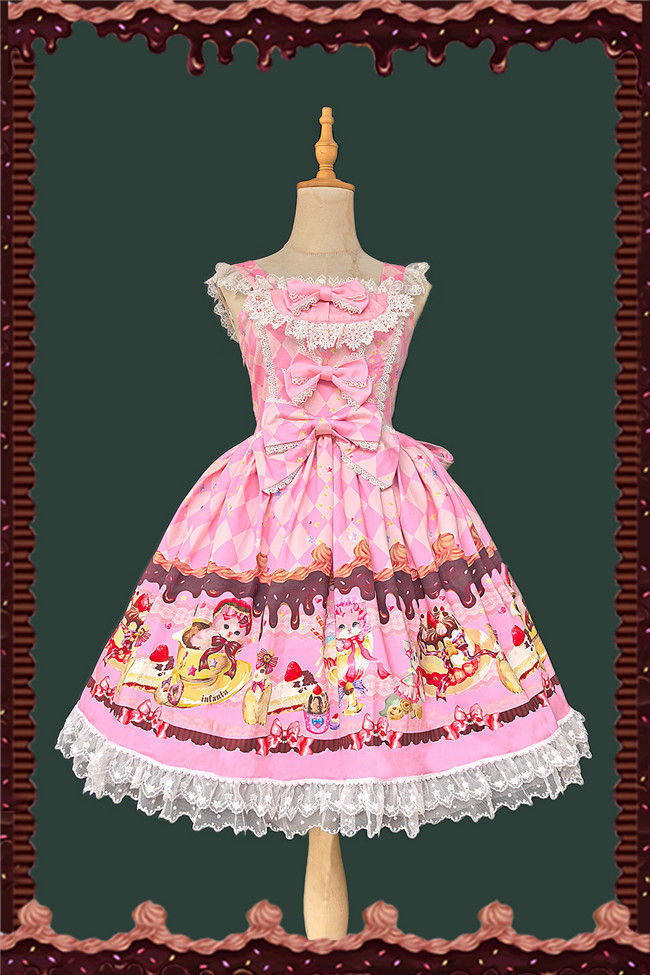 Infanta ~Cream Kitten~ Sweet Lolita JSK and Headbow