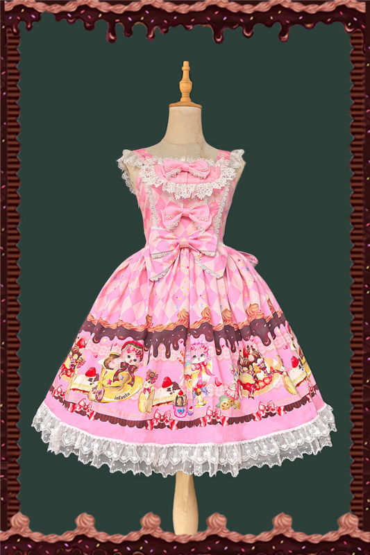 Infanta ~Cream Kitten~ Sweet Lolita JSK and Headbow
