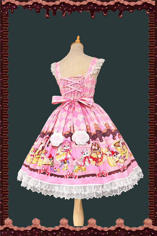 Infanta ~Cream Kitten~ Sweet Lolita JSK and Headbow