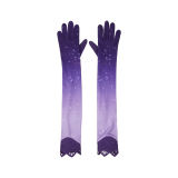 Nikki Love Elegant Purple Star Sea Top and Skirt