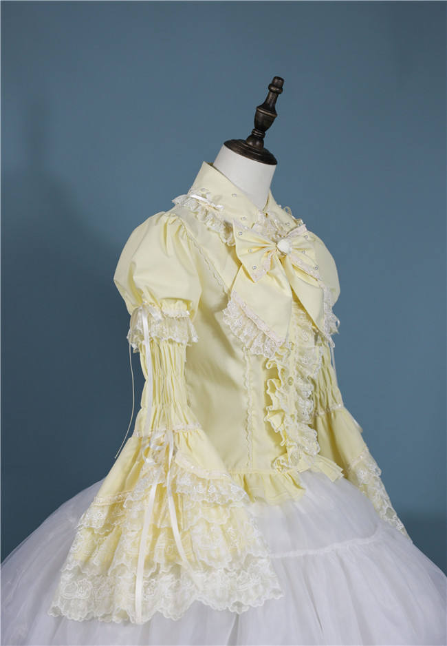 Antique Doll Strawberry Cake Sweet Lolita Dress, Blouse and Accessories