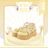 MODO Wood Grain High Platform Lolita Heels Shoes