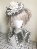Metallic Angel Silver and Black Skirt and Top Lolita Accessories