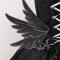 Black Wings decoration at waist/back(a pair) -Shapeable