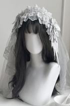 Withpuji White Humanoid Gothic White Necklace Lolita Accessories