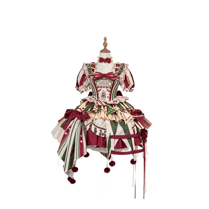 Circus Fairy Tale Super Sweet Lolita Dress, Choker and Ribbon