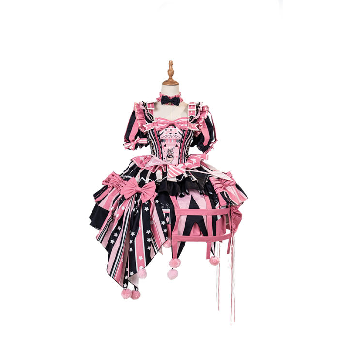 Circus Fairy Tale Super Sweet Lolita Dress, Choker and Ribbon