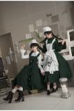 Withpuji Abyssal Clinic Gothic Embroidery Green Lolita Dress