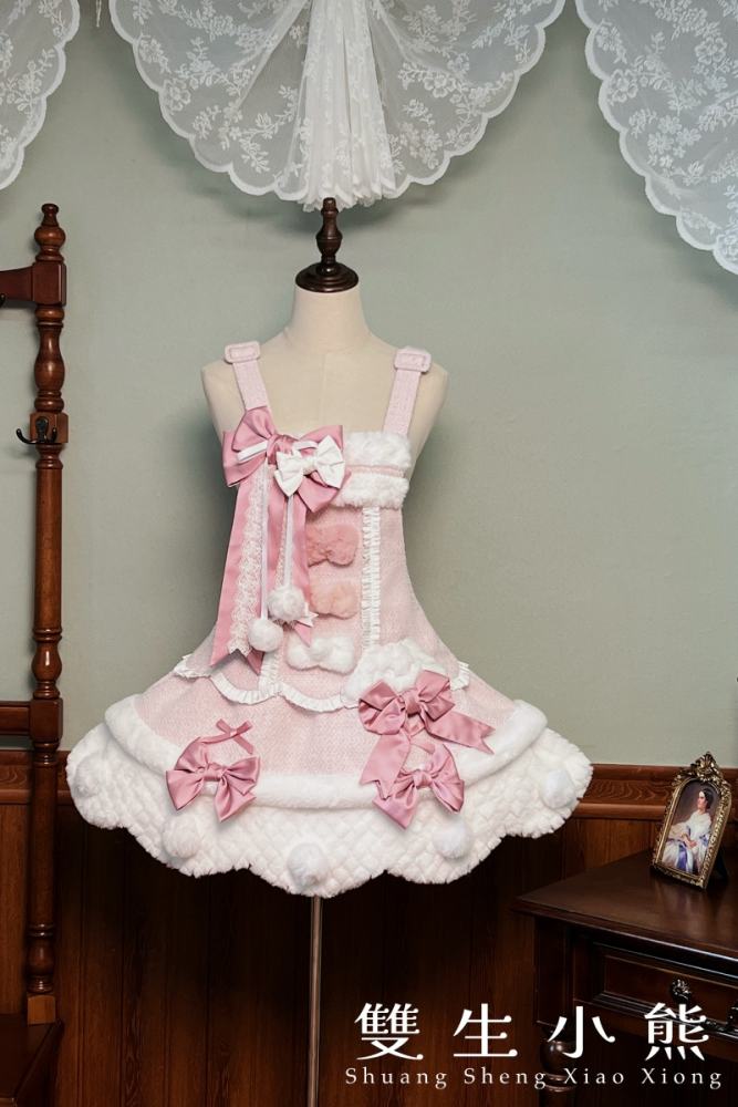 Official Alice Girl ～Frosting Bunny～ Sweet Lolita Plush Winter JSK