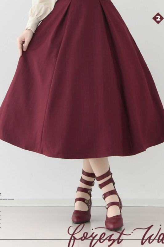 Forest Wardrobe ～The Contract～ Fish-Boned Striped Skirt