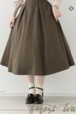 Forest Wardrobe The Contract Fish Boned Stripes Skirt