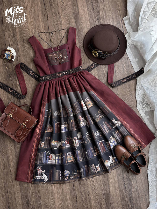 Miss Point ～German Bookshelf～ Classic Lolita JSK Dress