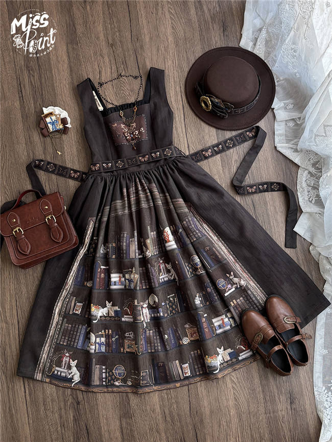 Miss Point ～German Bookshelf～ Classic Lolita JSK Dress