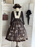 Official Miss Point ～German Bookshelf～ Classic Lolita OP and Cape