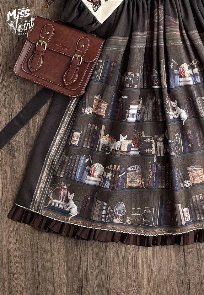 Skirt Part of Official Miss Point ～German Bookshelf～ Classic Lolita dress - my-lolita-dress.com