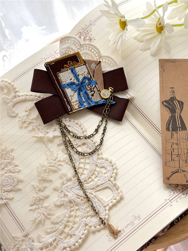 Miss Point ～German Bookshelf～ Vintage Classic Lolita Headdress Brooch