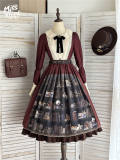 Official Miss Point ～German Bookshelf～ Classic Lolita OP and Cape