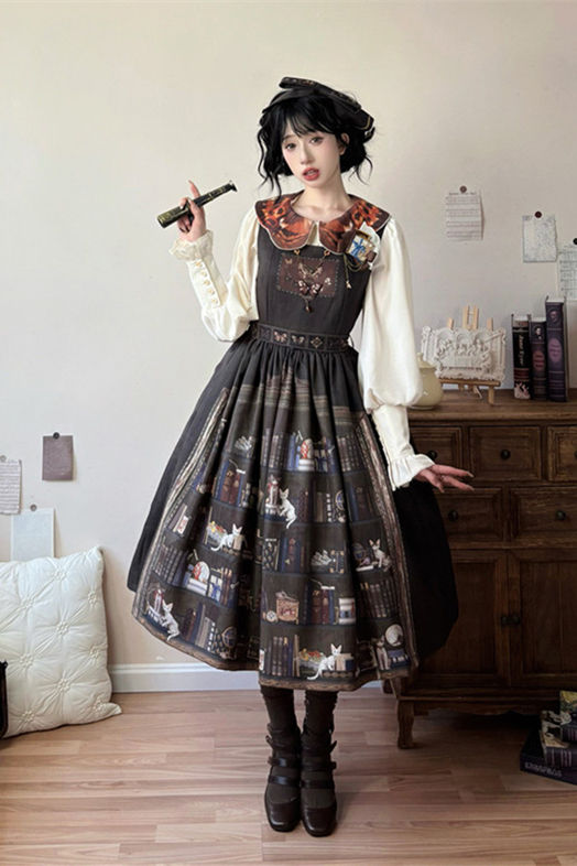 Miss Point ～German Bookshelf～ Classic Lolita JSK Dress