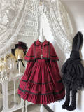 Flower Banquet Humanoid Night Doll Lolita Dress and Cape