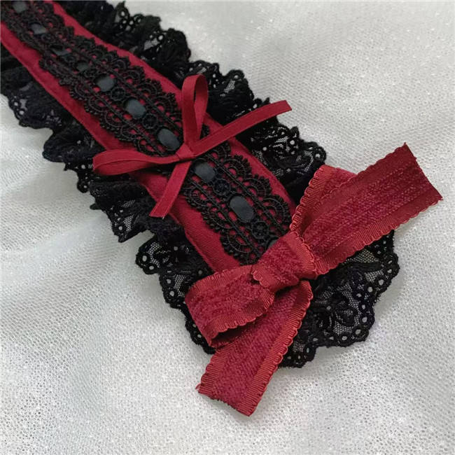 Flower Banquet Humanoid Night Doll Lolita Bonnet Collar