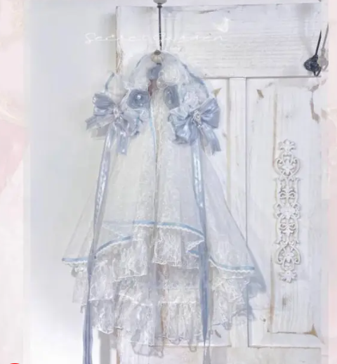 Maiye Diane Rose Hime Lolita Princess Headdress Wristcuffs Tailing