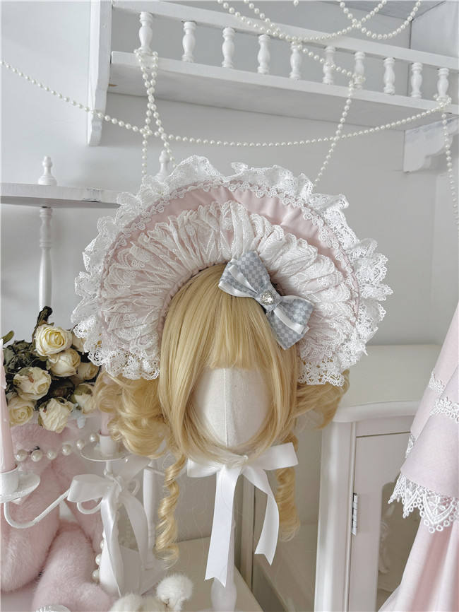 Flower Banquet Humanoid Night Doll Lolita Bonnet Collar