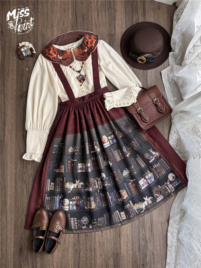 Miss Point ～German Bookshelf～ Vintage Classic Lolita SK