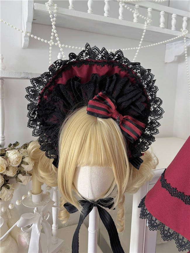 Flower Banquet Humanoid Night Doll Lolita Bonnet Collar