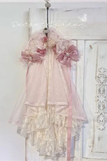 Maiye Diane Rose Hime Lolita Princess Headdress Wristcuffs Tailing