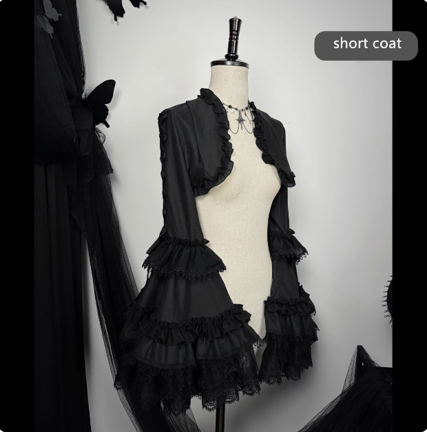 Susin Butterfly Bone Gothic Lolita Dress, Skirt, Blouse, Short Coat and Corset