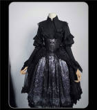 Susin Butterfly Bone Gothic Lolita Dress, Skirt, Blouse, Short Coat and Corset