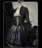 Susin Butterfly Bone Gothic Lolita Dress, Skirt, Blouse, Short Coat and Corset