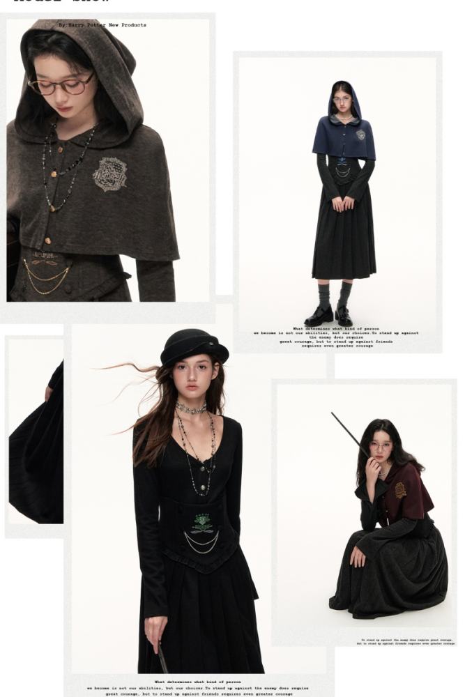 Kyouko & Harry Potter Collaborated Knitted Dress Set Harry Potter Clothes